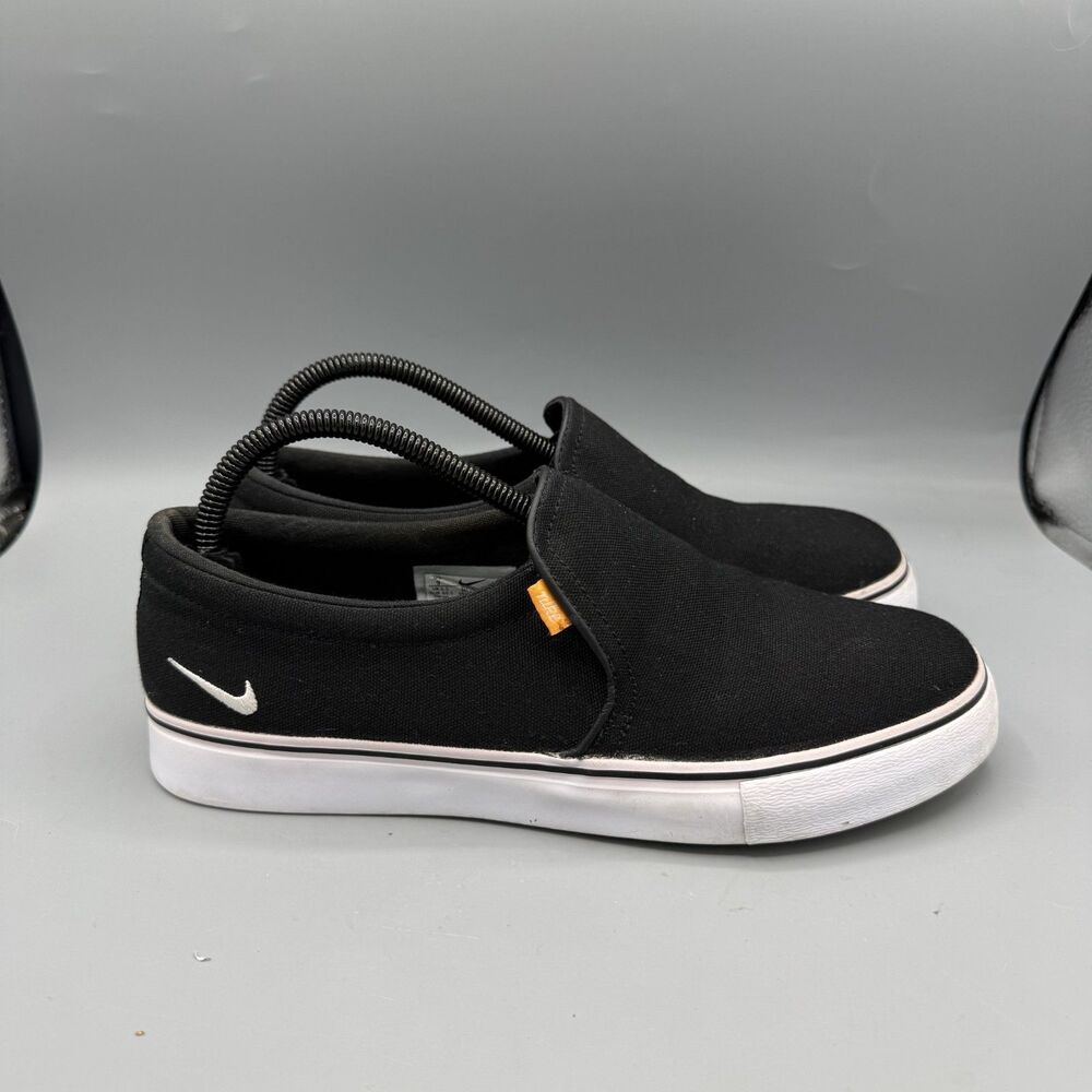 Nike Women's Court Royale AC Slip Canvas Shoe Black BQ9138-001 Sneaker Size 9